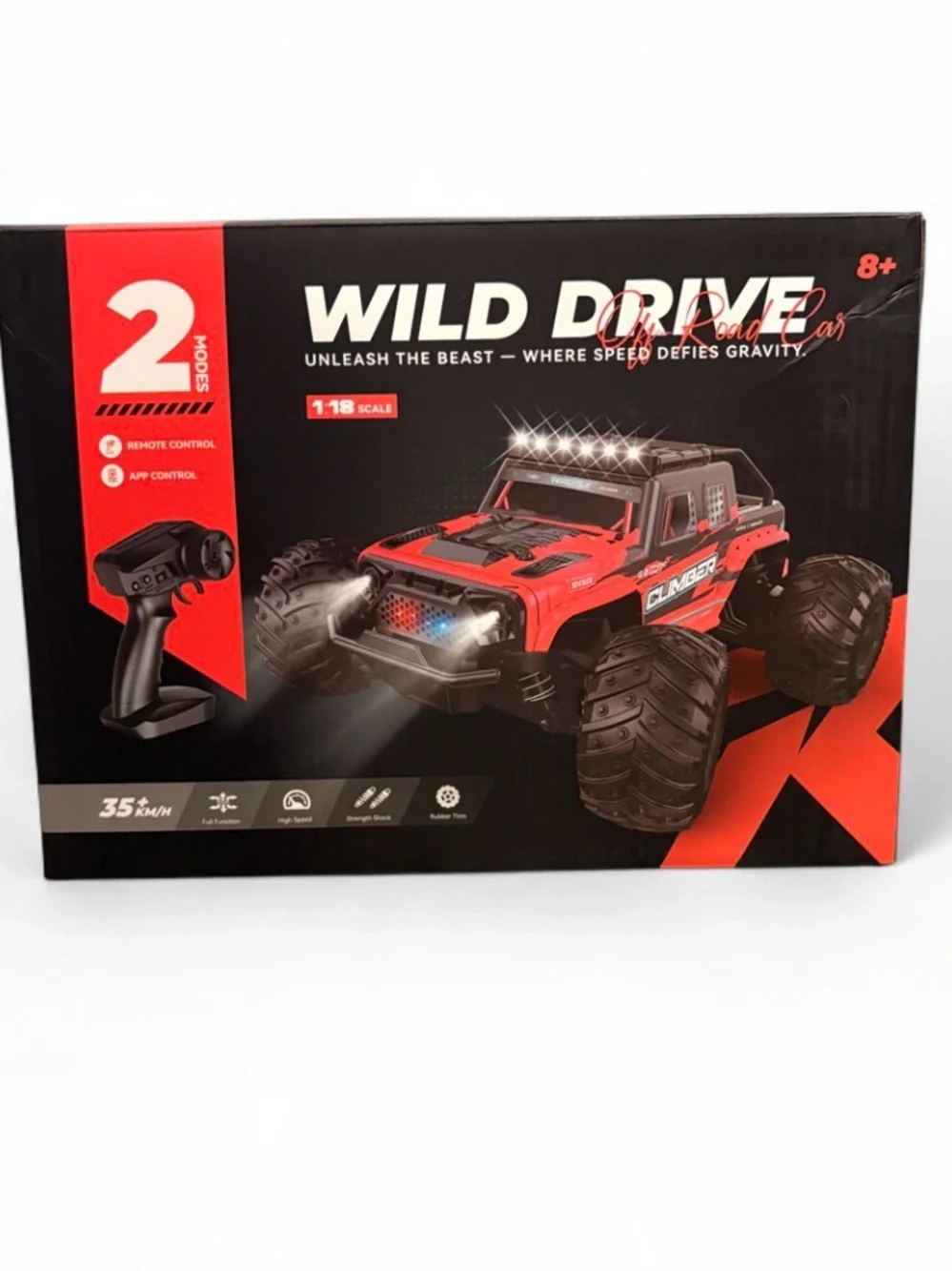 Remote Control Off-Road Truck - Red